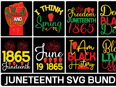 JUNETEENTH SVG BUNDLE