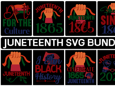 JUNETEENTH SVG BUNDLE