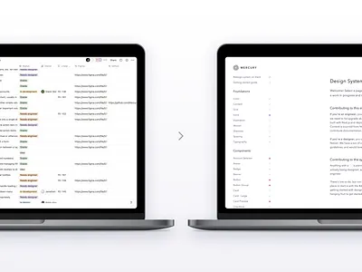 Mercury.Design/System content design system docs documentation ds figma guidelines internal parser site storybook system