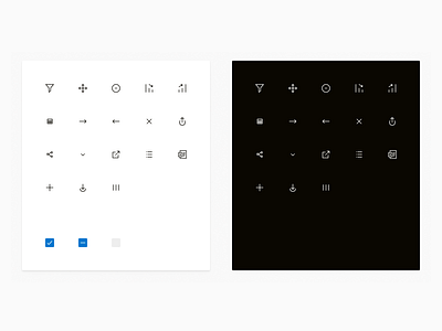 Icon system dark figma icons light system