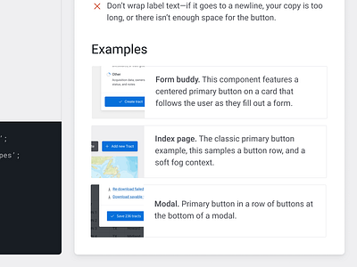 Example section design system link preview rich preview