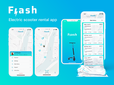 Electric Scooter Rental App rent