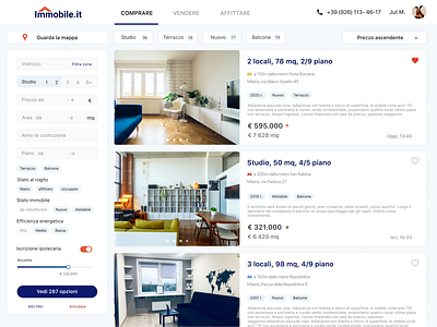 Real Estate Web Service in Italy