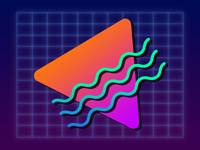 Trying something new abstract illustration retro