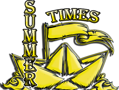 Summer times branding graphic design logo t shirt design