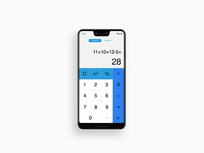 Calculator Design - Daily UI #004 calculator calculator ui clean ui daily ui ui ui ux ui design ui designer uidesign user interface user interface design