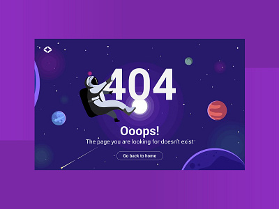 404 Page Design - Daily UI #008 clean ui daily ui illustration ui ui ux ui design ui designer uiux user interface user interface design