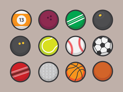 Sport Ball Icon ball championship fair icon league lineart rounded sport sport ball tournament