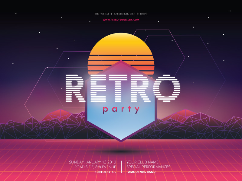 Retrofuturistic by Nirbito Ninar on Dribbble