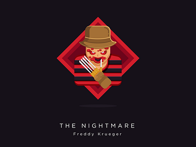 Freddy Krueger character freddy icon illustration krueger vector