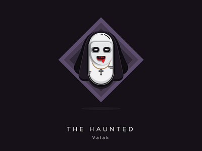 Valak character icon illustration valak vector