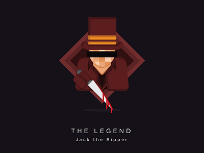 Jack The Ripper character icon illustration jacktheripper vector