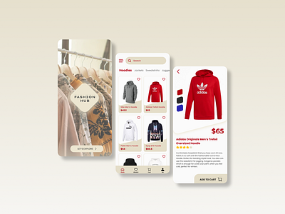 Clothing Mobile App application clothing ecommerce fashion online shopping ui ui design