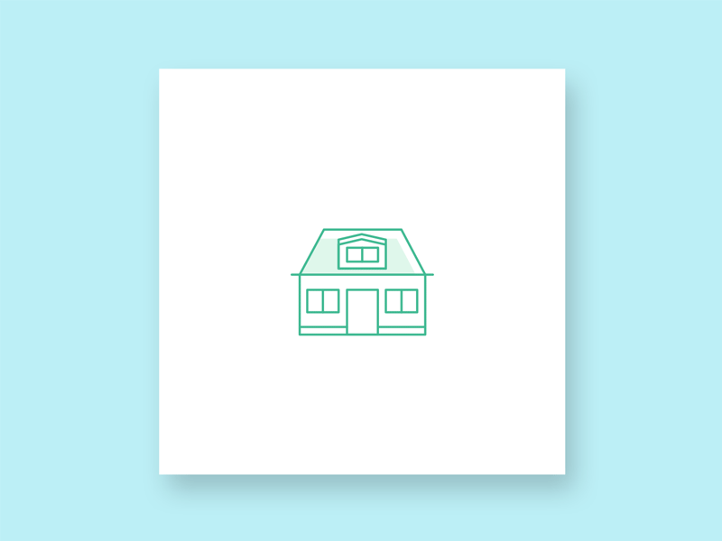 Property Icons for Moovyn clean flat icon icons illustration landing page pop simple user experience user interface website