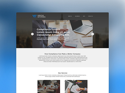 Veritas Intiprima Website branding clean design landing mobile responsive ui ux website