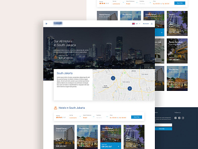 Hotels by Destination booking clean home page landing page online responsive ui ux website