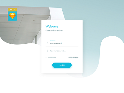 Free Login Page Mockup clean free freebies home page landing page login page ui ux website