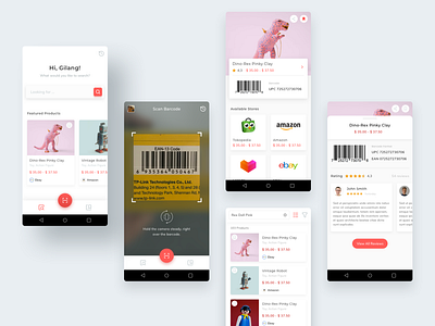 Barcode Sanner Android App android app android app design branding ecommerce icons mobile app mobile ui retail typography ui design uidesign ux design uxdesign vector