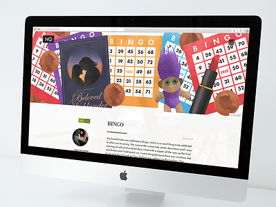 Bingo – The Newfoundland Quarterly bingo book editorial illustration listick online pennies troll