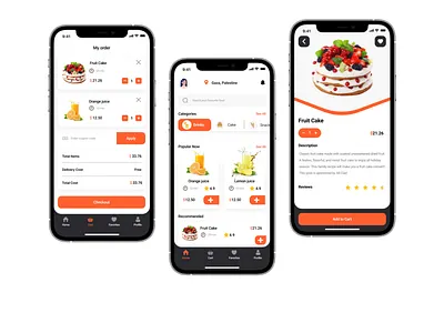 Redesign Food Delivery App app creative design delivery design food ios mobile ui ui design user interface