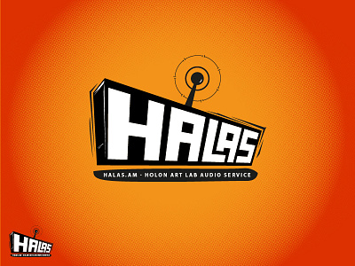 HALAS - logo 2 logo typography vector