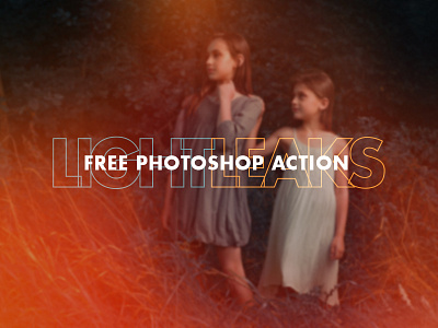 Free photoshop Light-Leaks action