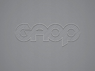 Gaop gaop gray grey logo textures type typography vector