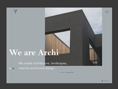 Architect studio architect building construction creative design minimal site web