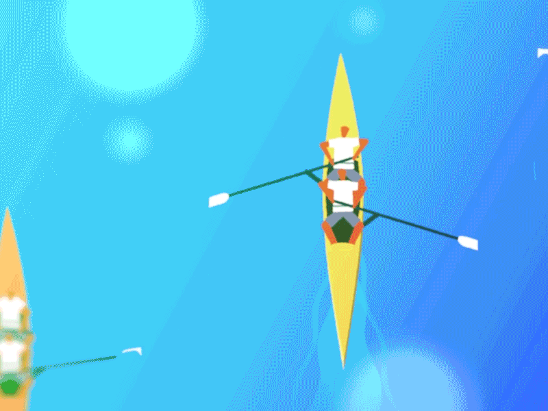 Olympic Rowing by Daryl.Motion on Dribbble