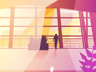 Airport airport building destination holiday illustration person plane silhouette travel vector world