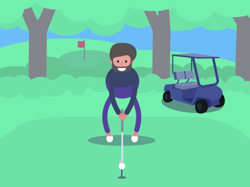 Round of Golf? by Daryl.Motion on Dribbble