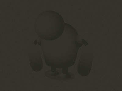 Old Rusty Bot character illustration robot vector