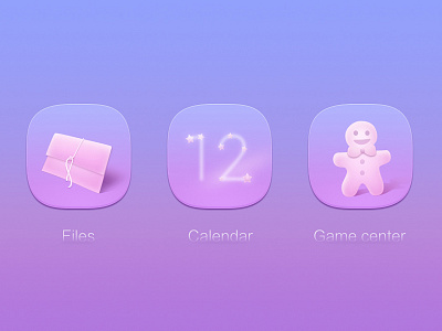 Princess style theme icon design7 icon pink princess purple sweet theme