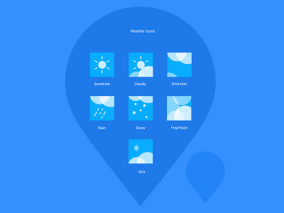 launcher design for china mobile project5 abstract blue china icon mobile weather