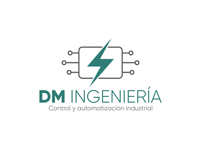 DM INGENIERIA Control y automatizacion industrial typography