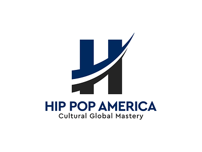 HIP POP AMERICA Cultural Global Mastery typography