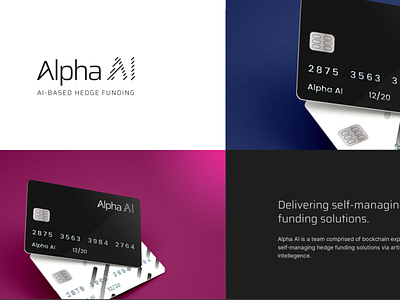 Alpha AI branding graphic design logo