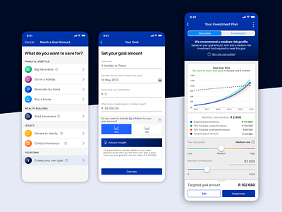 Standard Bank Save Invest Robo Advisor By Marli Terblanche On Dribbble