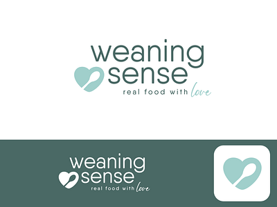 Weaning sense logo logo logo design