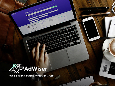 AdWiser Website financial advisor financial app ui uiux ux website