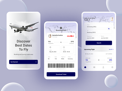 SafeFly - Flight Booking App app design flight flight app flight booking graphic design illustration interface mobile mobile design travel ui ui design uiux ux ux design
