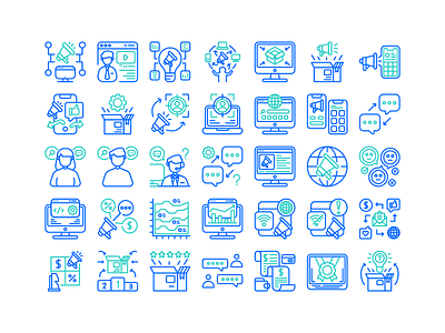 Digital Marketing - Icon Set information