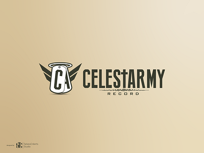 CelestArmy Record Studio branding design graphic design logo typography vector