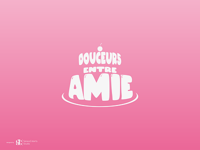 Douceur entre Amie pastry shop branding design graphic design logo typography vector