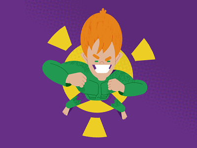 Litte Hulk Smash avengers duotone gamma rays hulk illustration kid radiation smash superheros