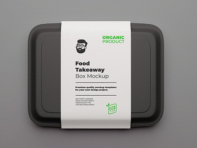 Takeaway Food Container Mockup box branding container delivrey design food mockup packaging restaurant template