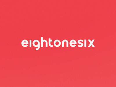 Eightonesix logo rebranding #01 agency design eightonesix font graphic letter logo typo