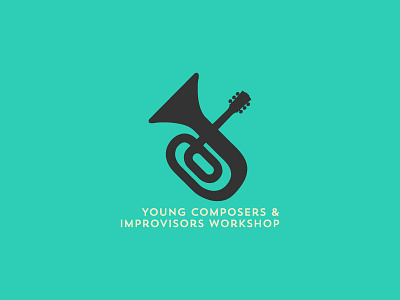 Logo Design | YCIW composers instrument logo music school song talent young