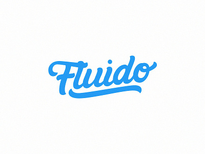 Fluido Lettering Calligraphy Logo