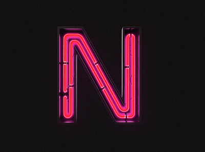 3D Neon letter 3d abc alphabet branding design glow gradient letter light neon typography ui vegas web